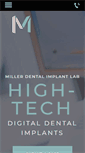 Mobile Screenshot of millerdentalimplantlab.com